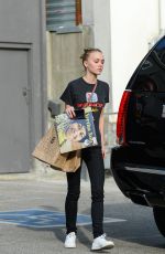 LILY-ROSE DEPP Out and About in West Hollywood 01/13/2016