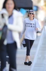 LISA RINA Out and About in Los Angeles 12/31/2015