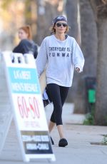 LISA RINA Out and About in Los Angeles 12/31/2015