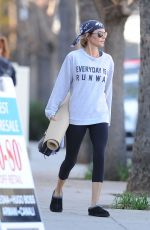 LISA RINA Out and About in Los Angeles 12/31/2015