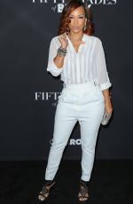 LISARAYE MCCOY at Fifty Shades of Black Premiere in Los Angeles 01/26/2016