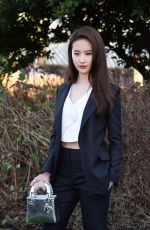 LIU YIFEI at Christian Dior Fashion Show in Paris 01/25/2016