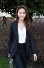 LIU YIFEI at Christian Dior Fashion Show in Paris 01/25/2016
