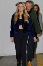 LOUISA JOHNSON Leaves ITV Studios in London 12/14/2015