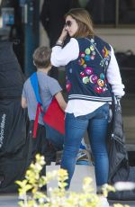 LOUISE REDKNAPP Arriving at Airport in Barbados 01/01/2016