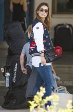 LOUISE REDKNAPP Arriving at Airport in Barbados 01/01/2016
