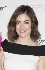 LUCY HALE at Blow-pro Launch at Lord & Taylor in New York 01/15/2016