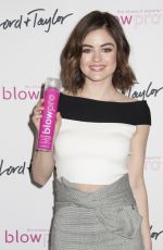 LUCY HALE at Blow-pro Launch at Lord & Taylor in New York 01/15/2016