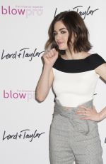 LUCY HALE at Blow-pro Launch at Lord & Taylor in New York 01/15/2016