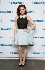 LUCY HALE at SiriusXM Studios in New York 01/11/2016