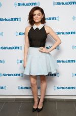 LUCY HALE at SiriusXM Studios in New York 01/11/2016