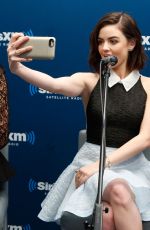 LUCY HALE at SiriusXM Studios in New York 01/11/2016