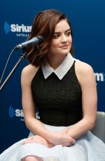 LUCY HALE at SiriusXM Studios in New York 01/11/2016