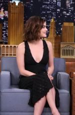 LUCY HALE at Tonight Show with Jimmy Fallon in Los Angeles 01/15/2016