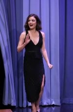 LUCY HALE at Tonight Show with Jimmy Fallon in Los Angeles 01/15/2016