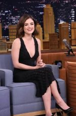 LUCY HALE at Tonight Show with Jimmy Fallon in Los Angeles 01/15/2016