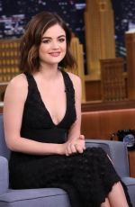 LUCY HALE at Tonight Show with Jimmy Fallon in Los Angeles 01/15/2016