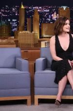 LUCY HALE at Tonight Show with Jimmy Fallon in Los Angeles 01/15/2016