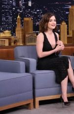 LUCY HALE at Tonight Show with Jimmy Fallon in Los Angeles 01/15/2016