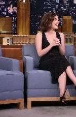 LUCY HALE at Tonight Show with Jimmy Fallon in Los Angeles 01/15/2016