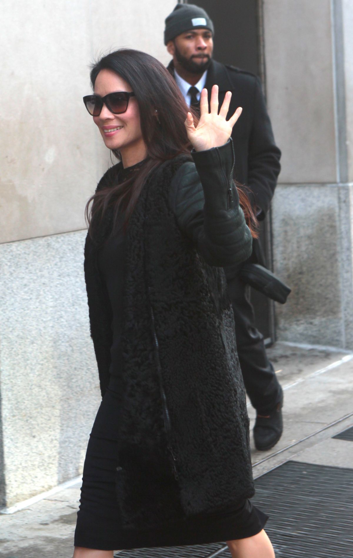 LUCY LIU Out and About in New York 01/26/2016 – HawtCelebs