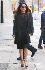 LUCY LIU Out and About in New York 01/26/2016
