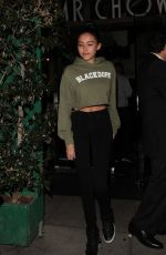 MADISON BEER at Mr.Chow in Beverly Hills 01/29/2016