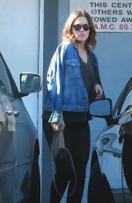 MADY MOORE Out and About in Los Angeles 01/12/2016