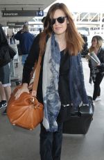 MAGGIE GRACE Arrives at Los Angeles International Airport 01/12/2016