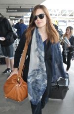 MAGGIE GRACE Arrives at Los Angeles International Airport 01/12/2016