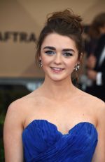 MAISIE WILLIAMS at Screen Actors Guild Awards 2016 in Los Angeles 01/30/2016