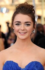 MAISIE WILLIAMS at Screen Actors Guild Awards 2016 in Los Angeles 01/30/2016