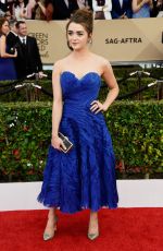 MAISIE WILLIAMS at Screen Actors Guild Awards 2016 in Los Angeles 01/30/2016