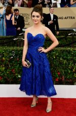 MAISIE WILLIAMS at Screen Actors Guild Awards 2016 in Los Angeles 01/30/2016