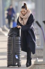 MANDY CAPRISTO at Heathrow Airport in London 01/15/2016