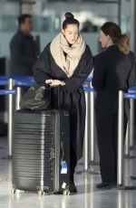MANDY CAPRISTO at Heathrow Airport in London 01/15/2016