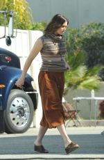 MANDY MOORE on the Set of Untitlted Dan Fogelman Movie in Pasadena 01/29/2016