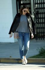 MANDY MOORE Out and About in Beverly Hills 01/28/2016