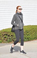 MARCIA CROSS in Leggings Out in Los Angeles 01/04/2016