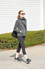 MARCIA CROSS in Leggings Out in Los Angeles 01/04/2016