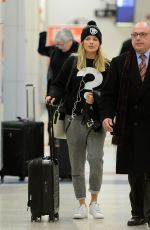 MARGOT ROBBIE Arrives at JFK Airport in New York 01/11/2016