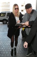 MARGOT ROBBIE Arrives at Los Angeles International Airport 01/24/2016