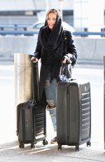 MARGOT ROBBIE at JFK Airport in New York 01/14/2016