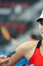 MARIA SHARAPOVA at Training Session in Brisbane 01/02/2016
