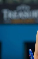 MARIA SHARAPOVA at Training Session in Brisbane 01/02/2016