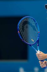 MARIA SHARAPOVA at Training Session in Brisbane 01/02/2016