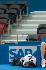 MARIA SHARAPOVA at Training Session in Brisbane 01/02/2016