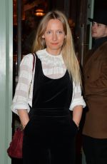 MARTHA WARD at a Private Dinner of Creme De La Mer in London 01/21/2016