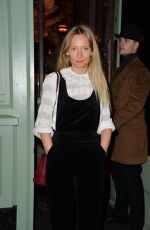 MARTHA WARD at a Private Dinner of Creme De La Mer in London 01/21/2016