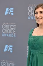 MAYIM BIALIK at Critics’s Choice Awards 2016 in Santa Monica 01/17/2016